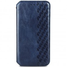 Шкіряний чохол книжка GETMAN Cubic (PU) для Samsung Galaxy A73 5G Синій