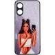 TPU+PC чохол Prisma Ladies для Oppo A38 / A18 Black in White