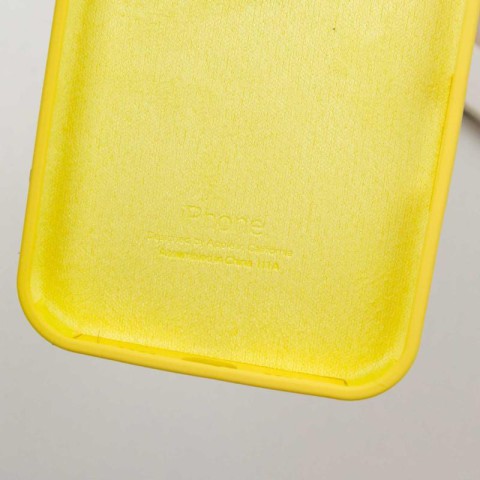 Чохол Silicone Case Full Protective (AA) для Apple iPhone 16 Plus (6.7") Жовтий / Yellow