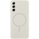 Чохол Silicone Cover Lakshmi Full Camera (AA) with MagFit для Samsung Galaxy S21 FE Білий / White