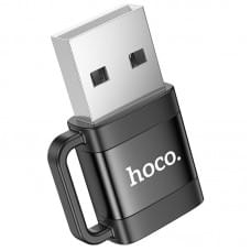 Перехідник Hoco UA31D OTG USB male to Type-C female USB2.0 Black Перехідник Hoco UA31D OTG USB male to Type-C female USB2.0 Black