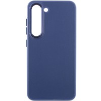 Шкіряний чохол Bonbon Leather Metal Style для Samsung Galaxy S23 Синій / Navy blue