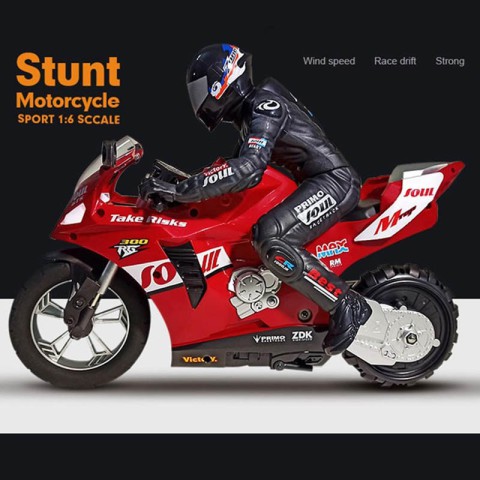 Мотоцикл на радіокеруванні Motorcycle Stunt Drift six-axis Gyroscope Red