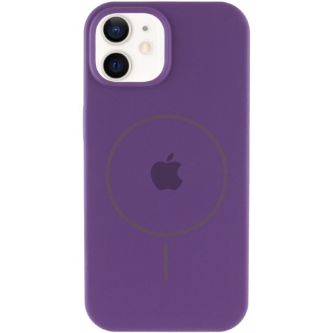 Чохол Silicone Case Full Protective (AA) with MagSafe для Apple iPhone 11 (6.1") Фіолетовий / Amethyst
