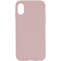 Чохол Silicone Case Full Protective (AA) NO LOGO для Apple iPhone XR (6.1") Рожевий / Chalk Pink