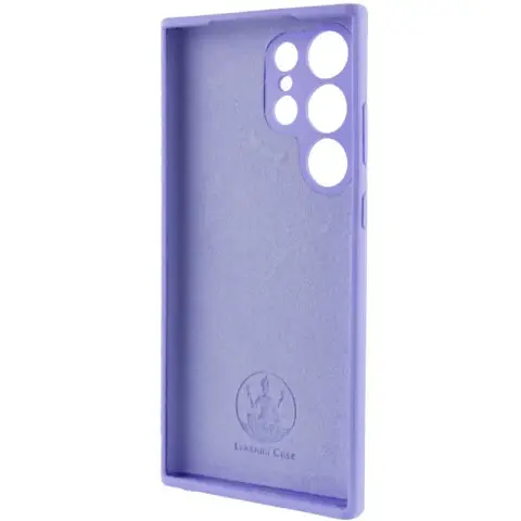 Чохол Silicone Cover Lakshmi Full Camera (AAA) для Samsung Galaxy S23 Ultra Бузковий / Dasheen