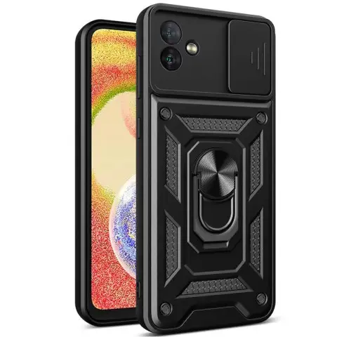 Чохол Ummi Camshield Serge Ring для Samsung Galaxy A04 Чорний / Black