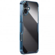 TPU чохол Nillkin Nature Pro Series для Apple iPhone 16 (6.1") Синій (прозорий)