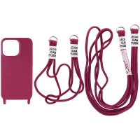 Чохол TPU two straps California для Apple iPhone 11 (6.1") Червоний / Rose Red