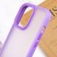 TPU+PC чохол Metal Buttons для Apple iPhone 15 Pro (6.1") Бузковий
