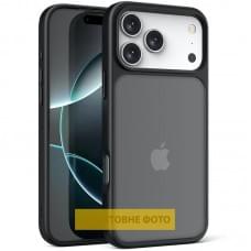 TPU+PC чохол Metal Buttons для Apple iPhone 17 (6.3") Чорний / Black