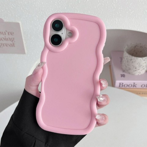 Чохол TPU Ripple для Apple iPhone 16 (6.1") Pink