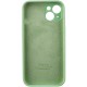 Чохол Silicone Case Full Camera Protective (AA) для Apple iPhone 15 Plus (6.7") Зелений / Pistachio
