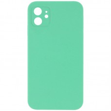 Чехол Silicone Case Square Full Camera Protective (AA) NOLOGO для Apple iPhone 11 (6.1")