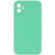 Чехол Silicone Case Square Full Camera Protective (AA) NOLOGO для Apple iPhone 11 (6.1")