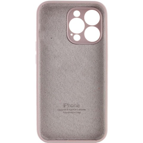 Чохол Silicone Case Full Camera Protective (AA) для Apple iPhone 14 Pro Max (6.7") Сірий / Lavender