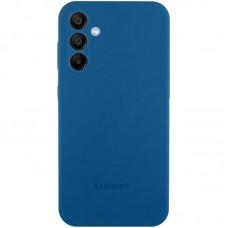 Чохол Silicone Cover Lakshmi Full Camera (AAA) with Logo для Samsung Galaxy A36 Синій / Denim Blue