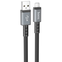 Дата кабель Hoco X85 Strength USB to MicroUSB (1m) Black