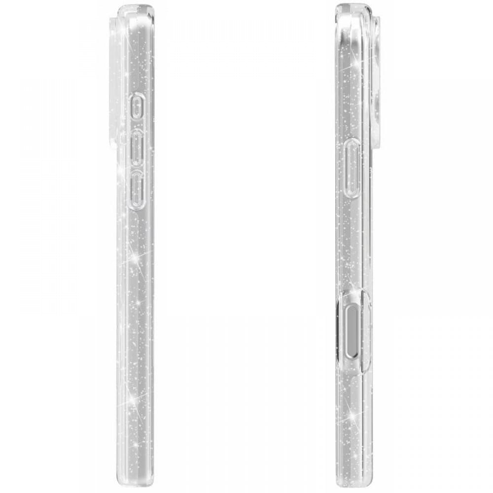 Чохол TPU Eclipse Sparkle (MagFit) для Apple iPhone 17 Pro (6.3") Clear