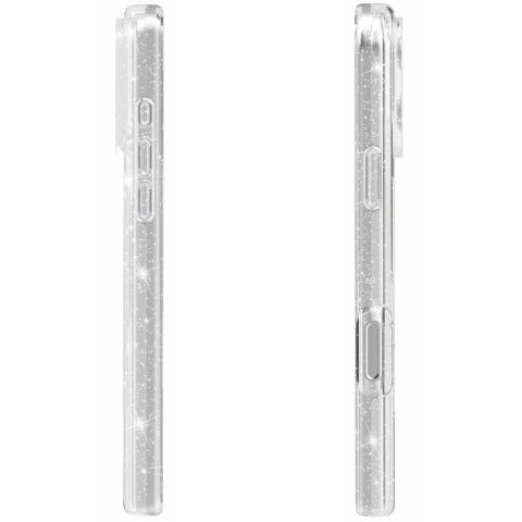 Чохол TPU Eclipse Sparkle (MagFit) для Apple iPhone 17 Pro (6.3") Clear