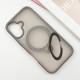 TPU+PC чехол Metal Buttons with MagSafe Colorful HQ Ring для Apple iPhone 16 (6.1")