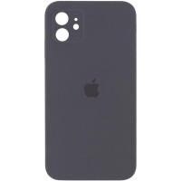 Чохол Silicone Case Square Full Camera Protective (AA) для Apple iPhone 11 (6.1") Сірий / Charcoal Gray