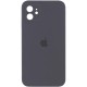 Чохол Silicone Case Square Full Camera Protective (AA) для Apple iPhone 11 (6.1") Сірий / Charcoal Gray
