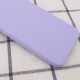 Silicone Case Square Full Camera Protective (AA) NOLOGO для Apple iPhone XR (6.1") Бузковий / Dasheen