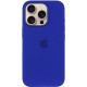 Чохол Silicone case (AAA) with Magsafe and Animation (button) для Apple iPhone 16 Pro Max (6.9") Ultramarine