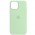Чохол Silicone Case Full Protective (AA) для Apple iPhone 14 (6.1") Зелений / Pistachio