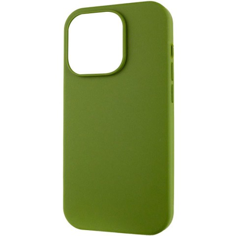 Чохол Silicone Case Full Protective (AA) NO LOGO для Apple iPhone 15 Pro Max (6.7") Зелений / Dark Olive