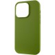 Чохол Silicone Case Full Protective (AA) NO LOGO для Apple iPhone 15 Pro Max (6.7") Зелений / Dark Olive