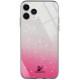TPU+Glass чохол Swarovski для Apple iPhone 11 Pro Max (6.5") Малиновий