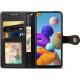 Кожаный чехол книжка GETMAN Gallant (PU) для Samsung Galaxy A21s