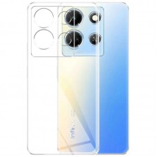 TPU чехол Epic Transparent 1,5mm Full Camera для Infinix Note 30 Pro NFC (X678B)