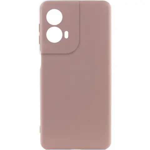 Чохол Silicone Cover Lakshmi Full Camera (AA) для Motorola Moto G85 Рожевий / Pink Sand