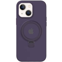 Чохол Silicone Case Full Protective with Ring для Apple iPhone 15 (6.1") Purple