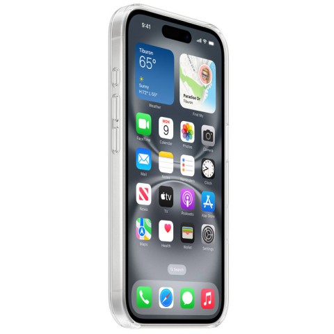 Чохол Clear Case (AAA) with MagSafe and Animation для Apple iPhone 16 (6.1") Clear