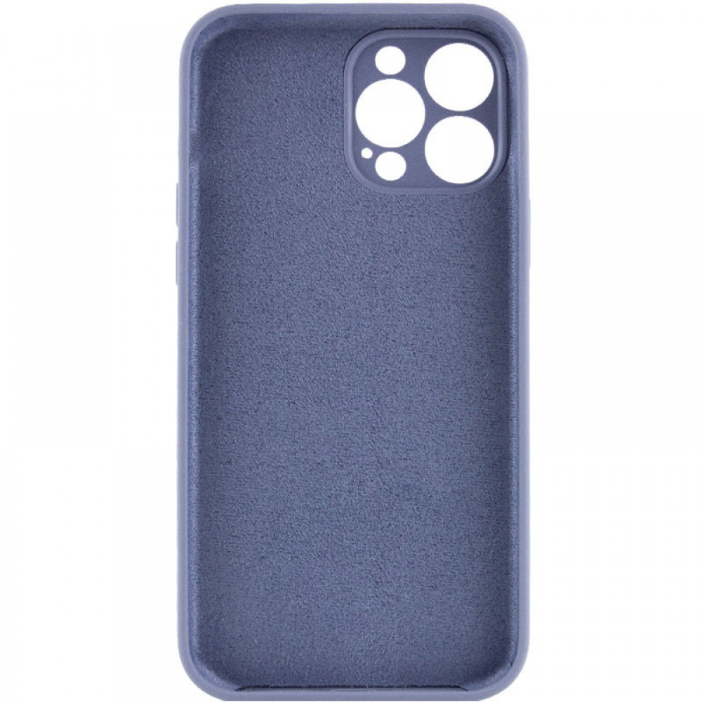 Чохол Silicone Case Full Camera Protective (AA) NO LOGO для Apple iPhone 13 Pro Max (6.7") Сірий / Lavender Gray Чохол Silicone Case Full Camera Protective (AA) NO LOGO для Apple iPhone 13 Pro Max (6.7") Сірий / Lavender Gray