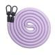 Чохол TPU Transparent with Straps для Apple iPhone 14 Pro Max (6.7") Light Purple