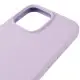Чохол Silicone Case (AA) Logo with MagSafe для Apple iPhone 12 Pro / 12 (6.1") Бузковий / Lilac