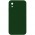 Silicone Case Square Full Camera Protective (AA) NOLOGO для Apple iPhone XR (6.1") Зелений / Army green