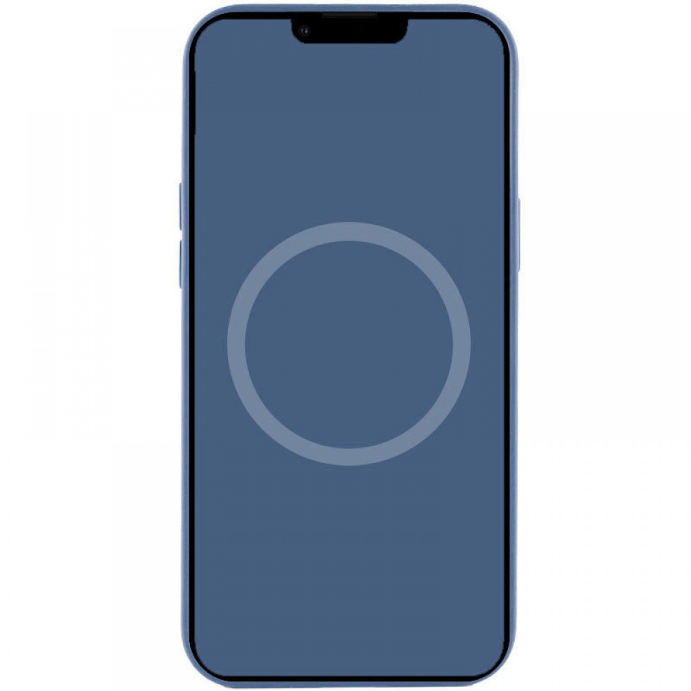 Чохол Silicone case (AAA) with Magsafe and Animation для Apple iPhone 15 (6.1") Синій / Winter blue