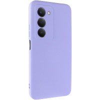 Чохол TPU GETMAN Liquid Silk Full Camera для Xiaomi Redmi 15 (EU) Бузковий / Light purple