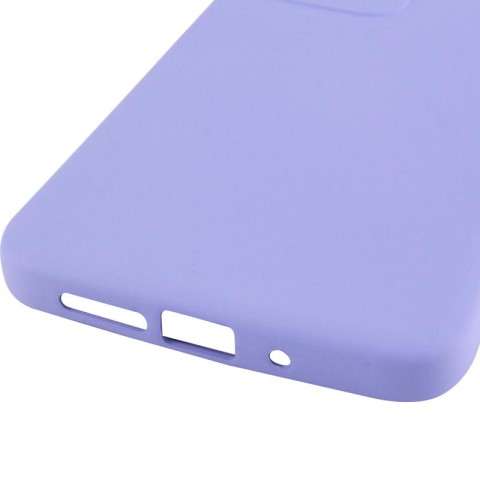 Чохол TPU GETMAN Liquid Silk Full Camera для Xiaomi Redmi 15 (EU) Бузковий / Light purple