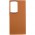 Шкіряний чохол Bonbon Leather Metal Style для Samsung Galaxy S22 Ultra Коричневий / Brown