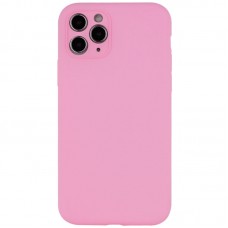 Чохол Silicone Case Full Camera Protective (AA) NO LOGO для Apple iPhone 12 Pro (6.1") Рожевий / Light pink
