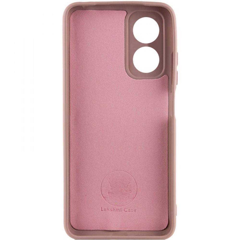Чохол Silicone Cover Lakshmi Full Camera (A) для Oppo A17 Рожевий / Pink Sand