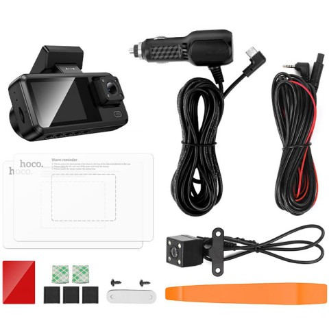 Відеореєстратор Hoco DV15 2-inch display with rear camera (720P+480P) Black