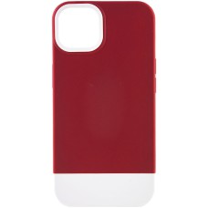 Чохол TPU+PC Bichromatic для Apple iPhone 12 Pro / 12 (6.1") Wine / White